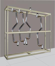 Hanging Tailpipe Rack
